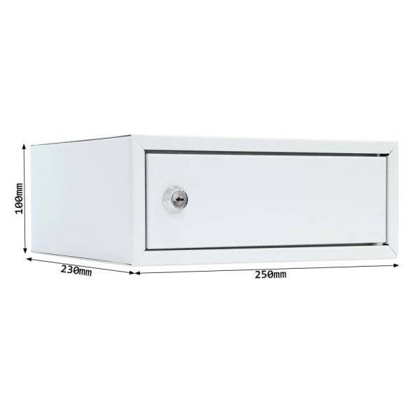 Rottner Wertfach Home Case 1 Zylinderschloss lichtgrau T06370